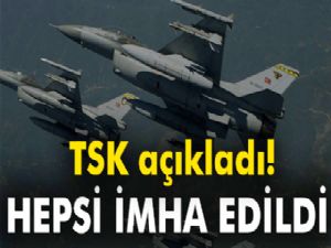 Kuzey Irak'taki terör hedeflerine hava harekatı düzenlendi