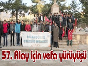 57. Alay için vefa yürüyüşü