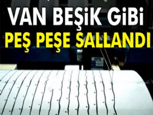 Van beşik gibi sallanıyor