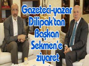 Gazeteci-yazar Dilipak'tan Başkan Sekmen'e ziyaret