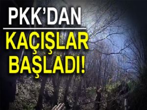 Terör örgütü PKK'dan kaçışlar başladı