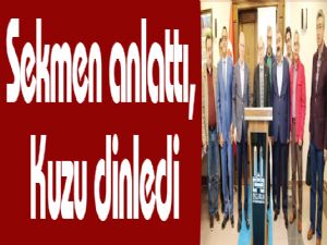 Sekmen anlattı, Kuzu dinledi