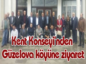 Kent Konseyi'nden Güzelova köyüne ziyaret