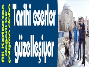 Tarihi eserler güzelleşiyor