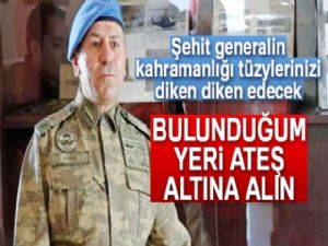 Şehit Tümgeneral Aydın'ın büyük kahramanlığı