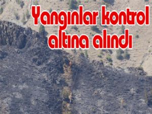 Yangınlar kontrol altına alındı