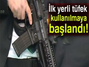 İlk yerli tüfek Başbakanlık Koruma Dairesince kullanılmaya başlandı