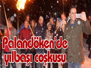 Palandöken'de yılbaşı coşkusu