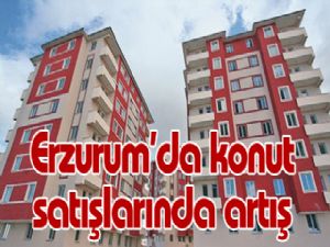 Erzurum'da konut satışlarında artış