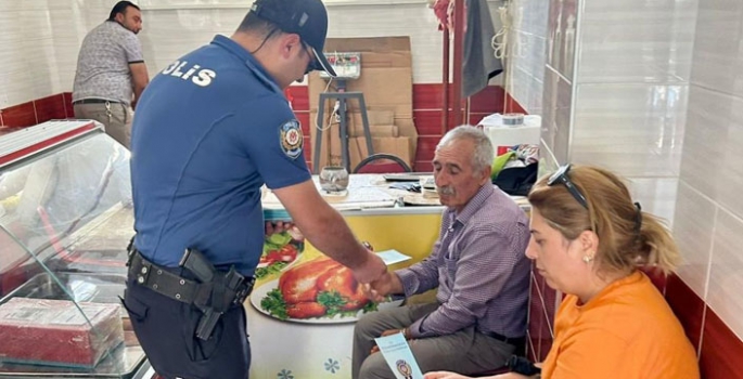 Hınıs polisinden broşürlü uyarı