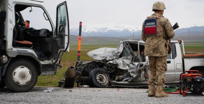 Jandarma bölgesinde 23 trafik kazası