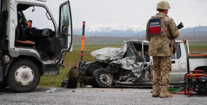 Jandarma bölgesinde bir yılda 250 kaza