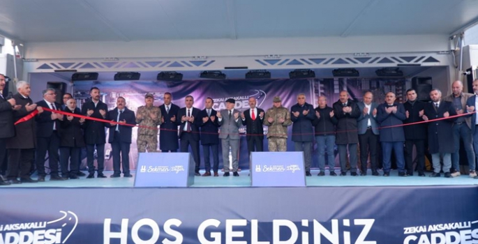 Korgeneral Zekai Aksakallı Caddesi açıldı