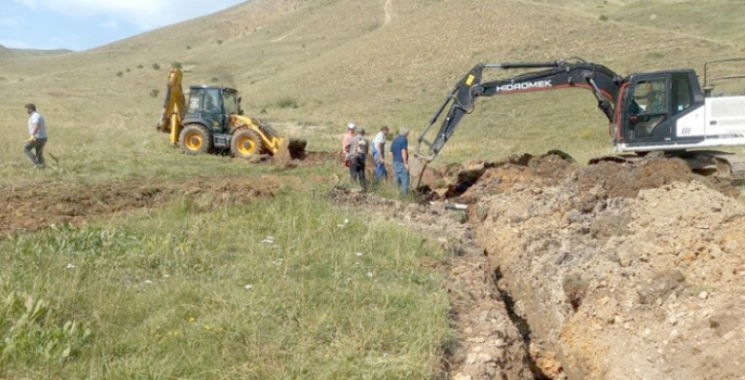 Köyde temiz su hasreti bitti