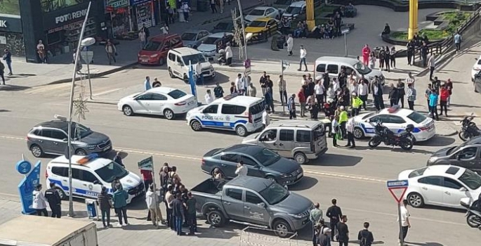 Polise zor anlar yaşattı