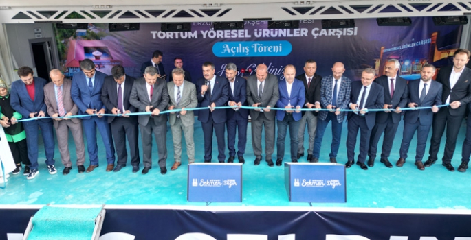 Tortum’a Yöresel Ürünler Çarşısı